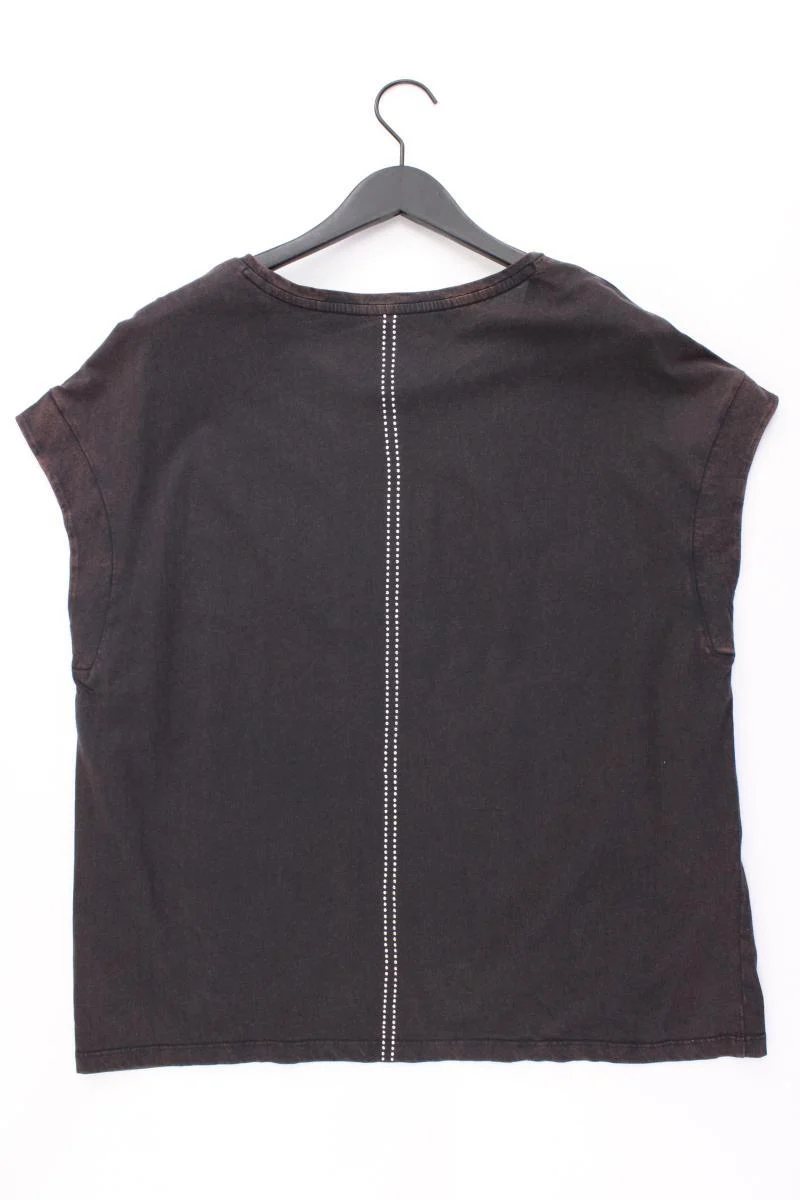Street One Printshirt Gr. 48 Kurzarm grau