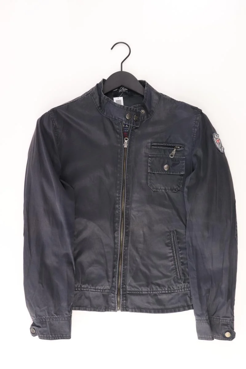 N.Z.A. Übergangsjacke Gr. 40 blau aus Baumwolle