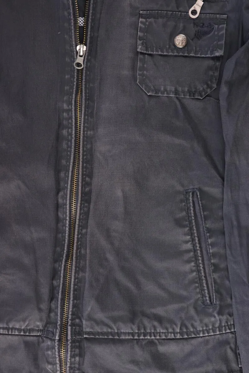 N.Z.A. Übergangsjacke Gr. 40 blau aus Baumwolle