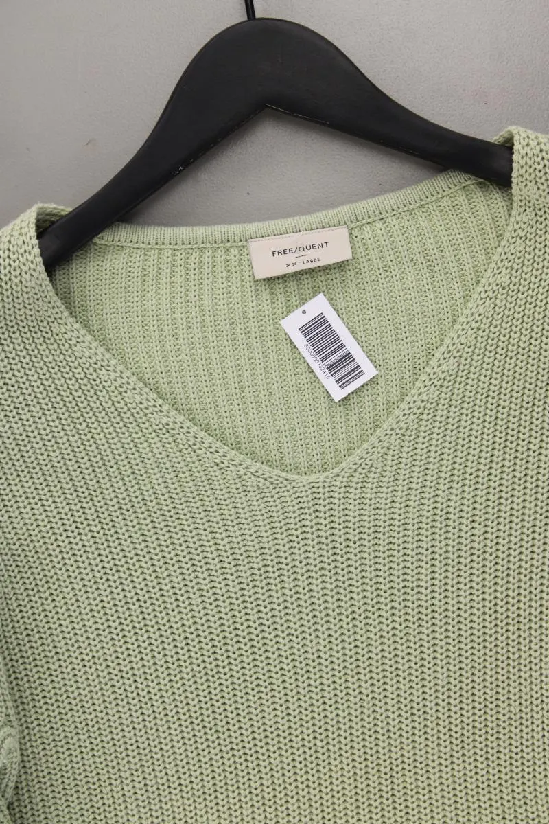 Free/Quent Grobstrickpullover Gr. XXL grün