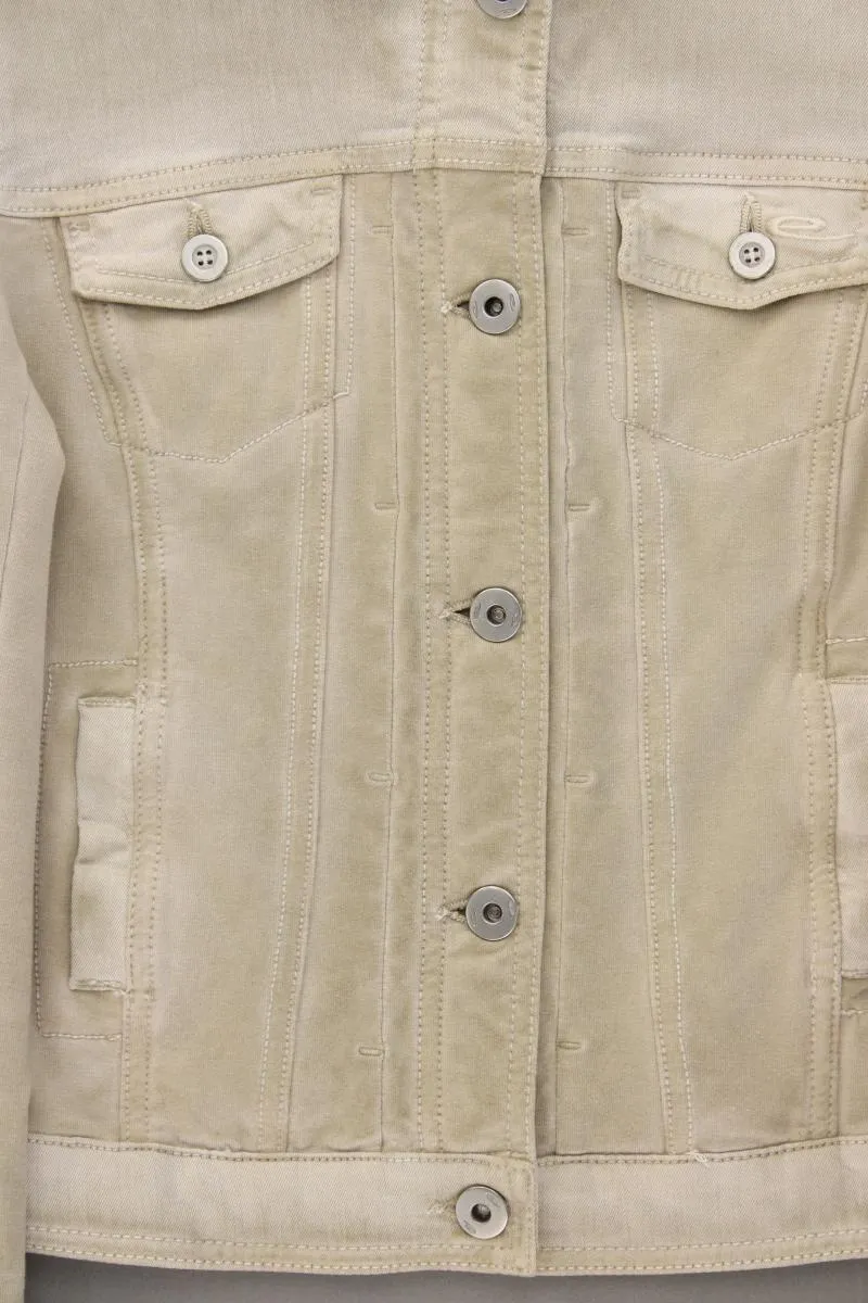 Expresso Übergangsjacke Gr. 38 braun aus Baumwolle
