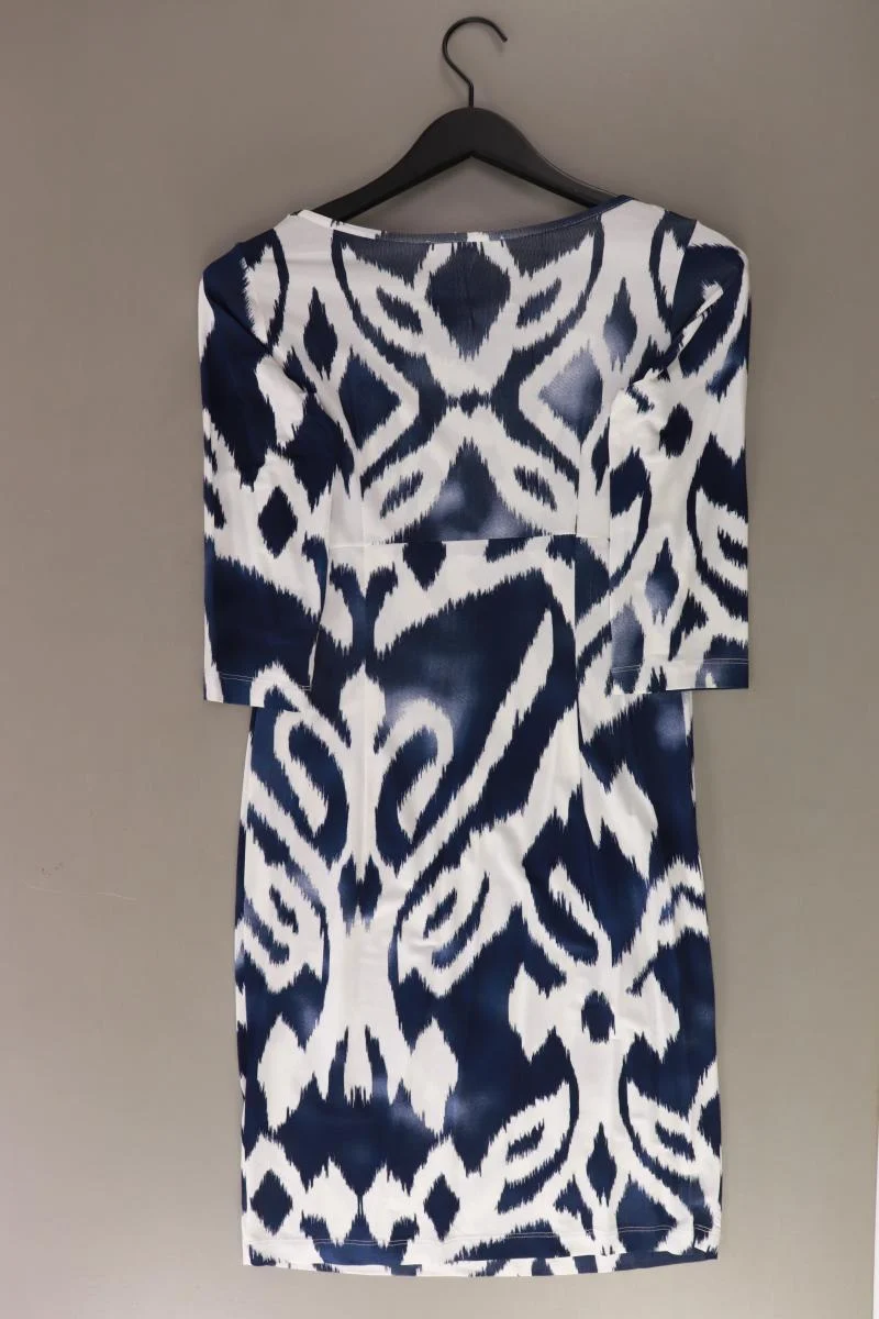 PiuPiu Stretchkleid Gr. 36 3/4 Ärmel blau aus Polyester