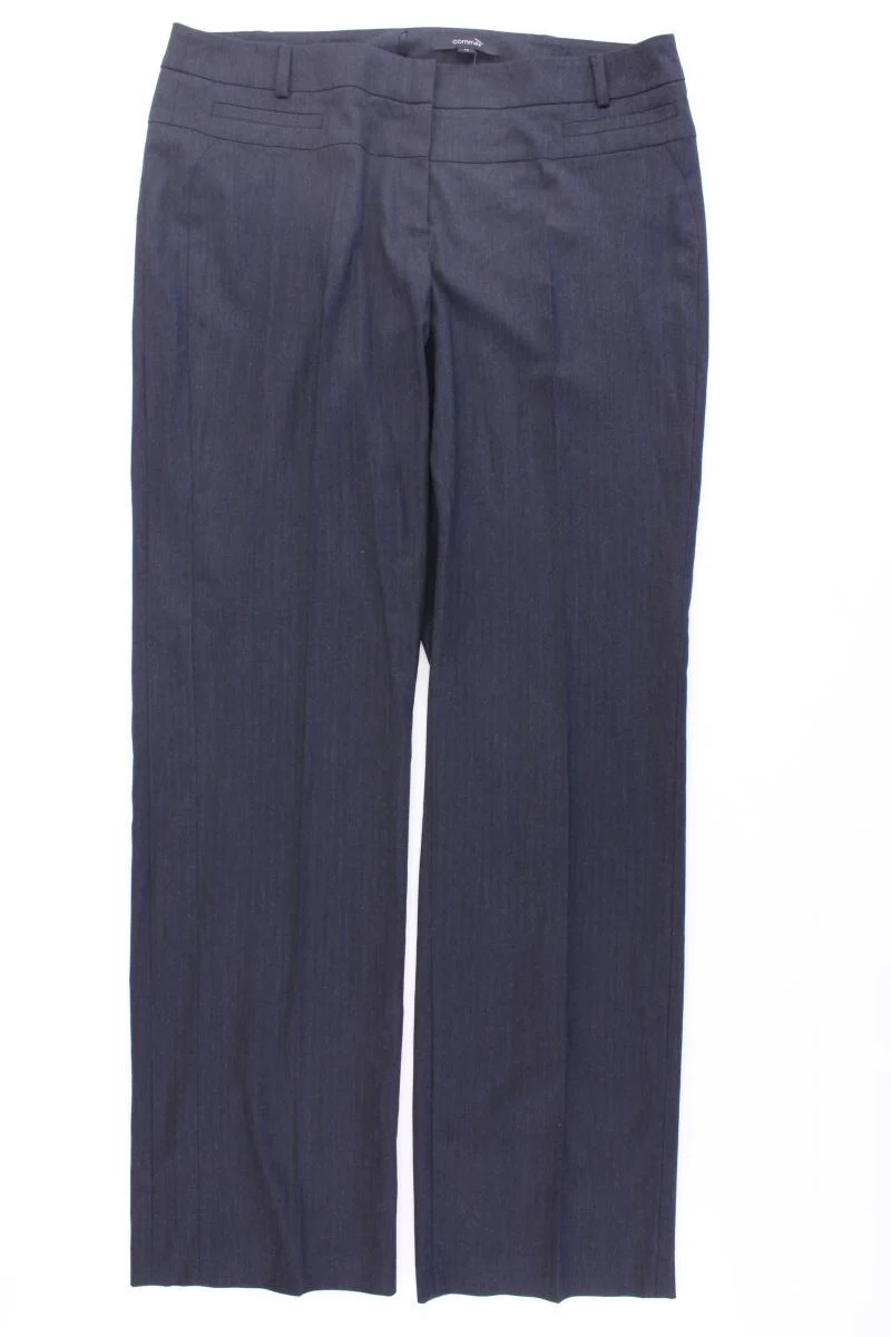 comma, Anzughose Gr. 42 blau aus Polyester