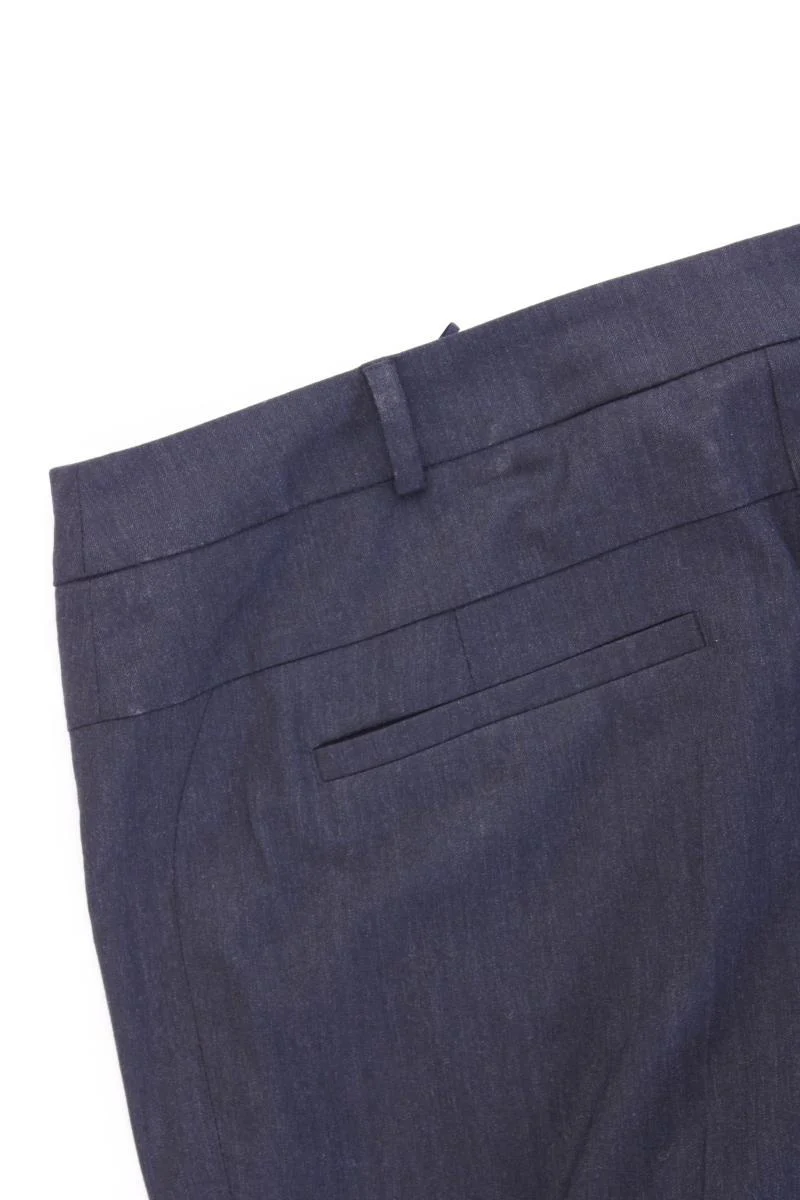 comma, Anzughose Gr. 42 blau aus Polyester