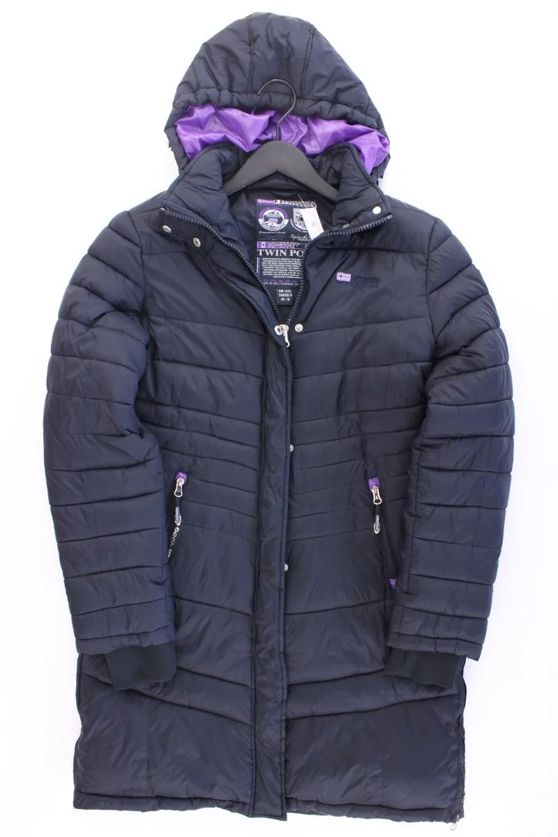 Geographical Norway Kapuzenmantel Gr. XL blau aus Polyester