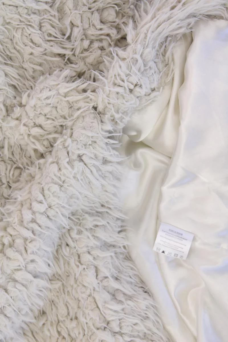 Beaumont Kunstfellmantel Gr. 38 creme aus Polyester