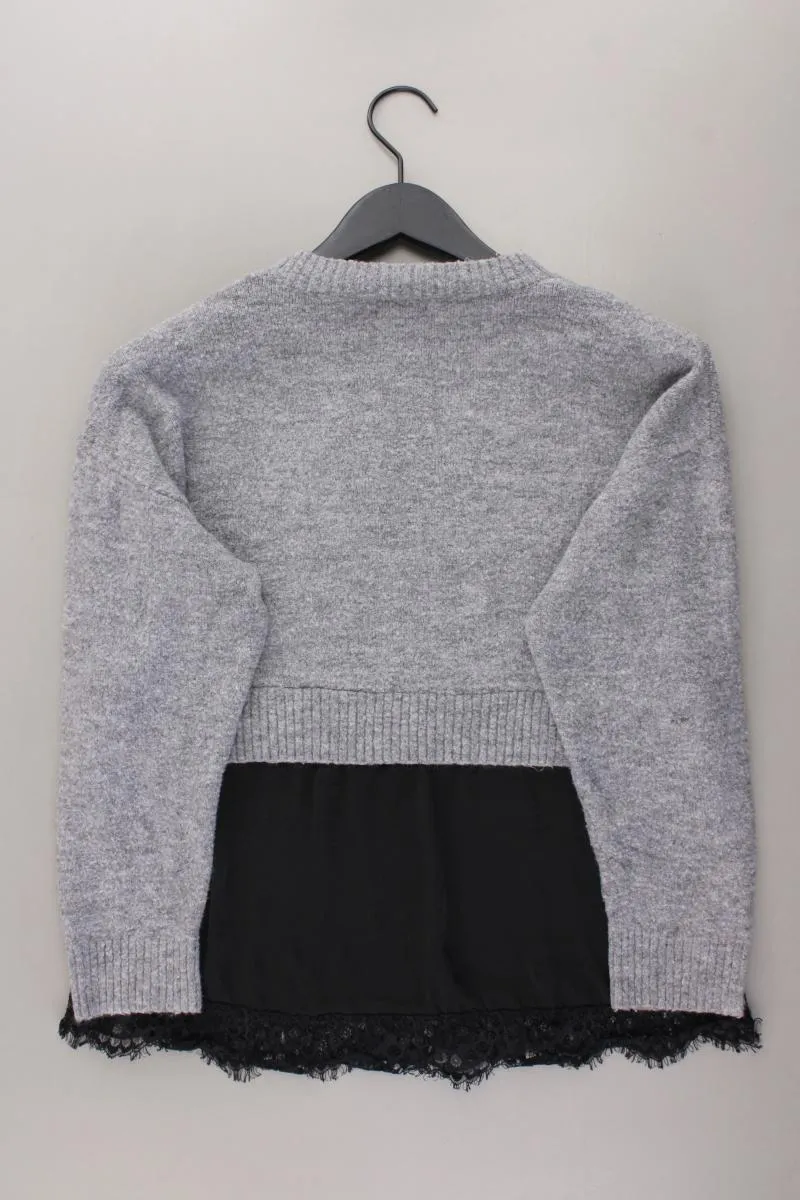 New Look Feinstrickpullover Gr. M grau
