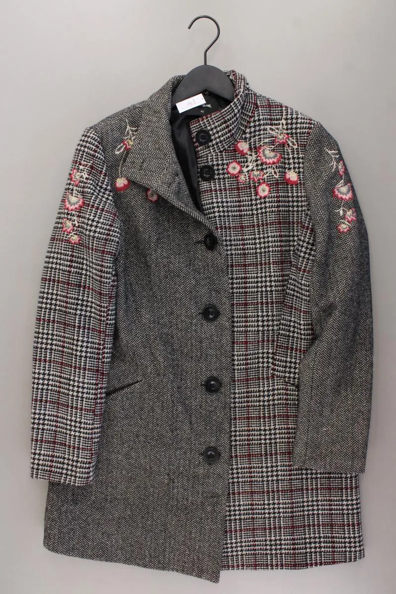 Desigual Slim Mantel Gr. 40 hahnentritt grau