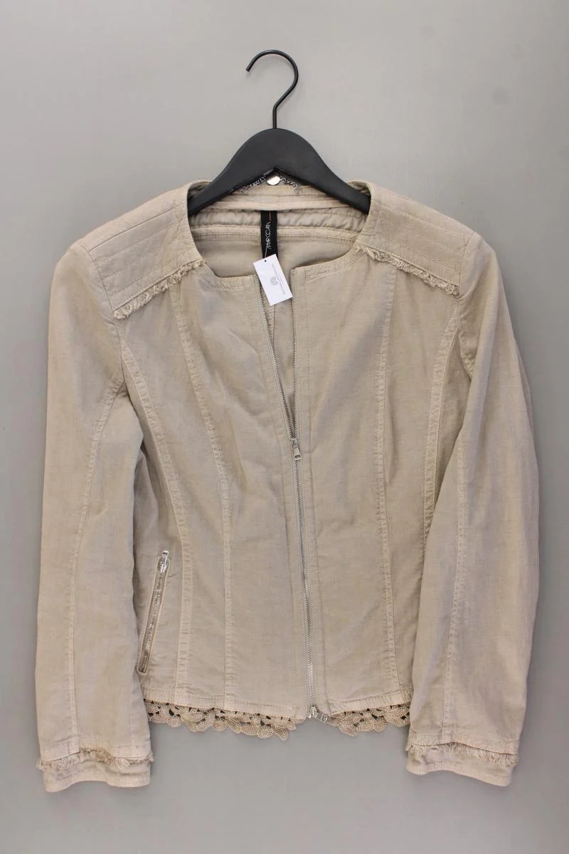 Marc Cain Übergangsjacke Gr. 42 braun aus Lyocell