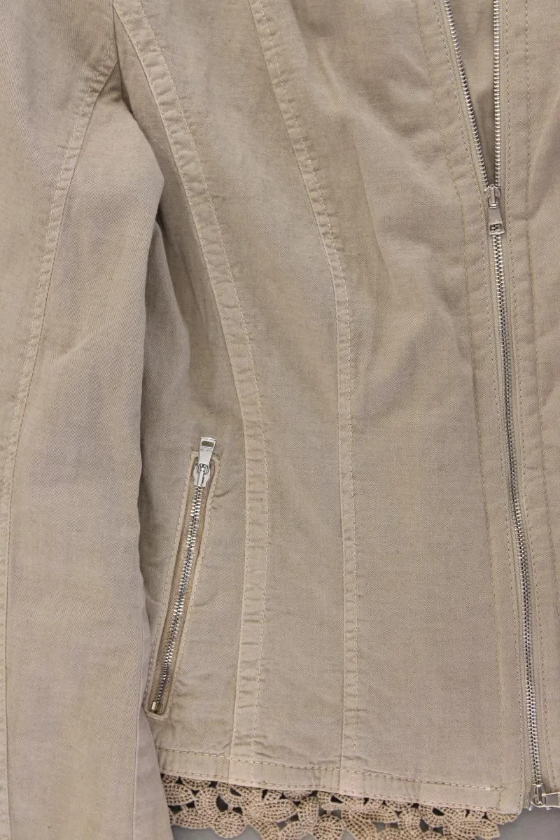 Marc Cain Übergangsjacke Gr. 42 braun aus Lyocell
