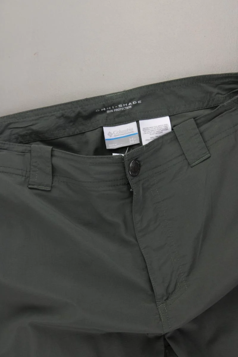 Columbia Cargohose für Herren Gr. W34/L32 olivgrün aus Nylon