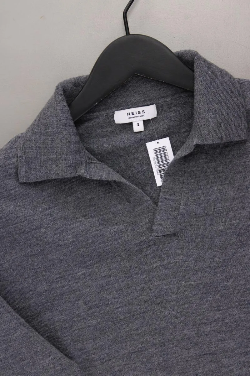 Reiss Wollpullover für Herren Gr. S grau
