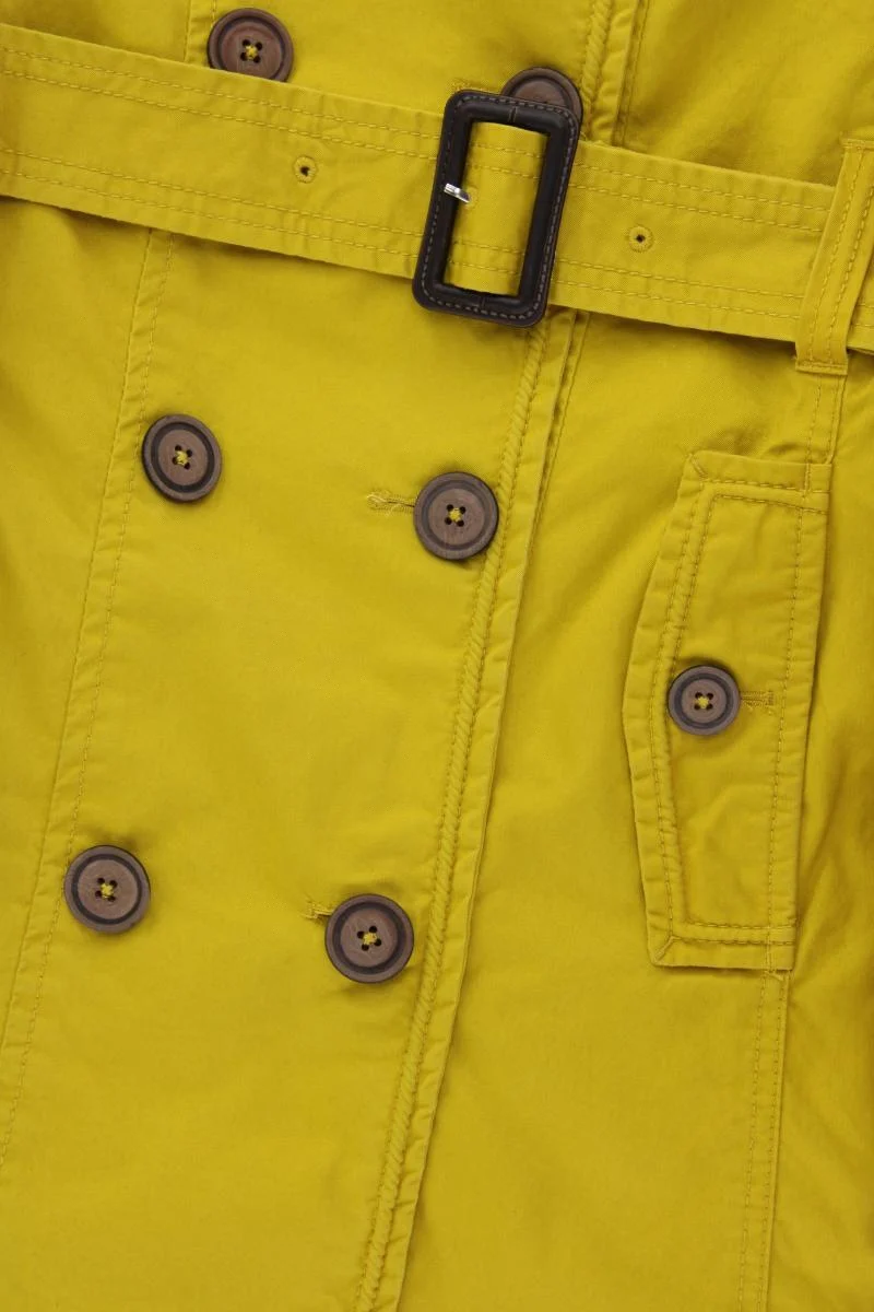 s.Oliver Trenchcoat Gr. 34 gelb aus Baumwolle