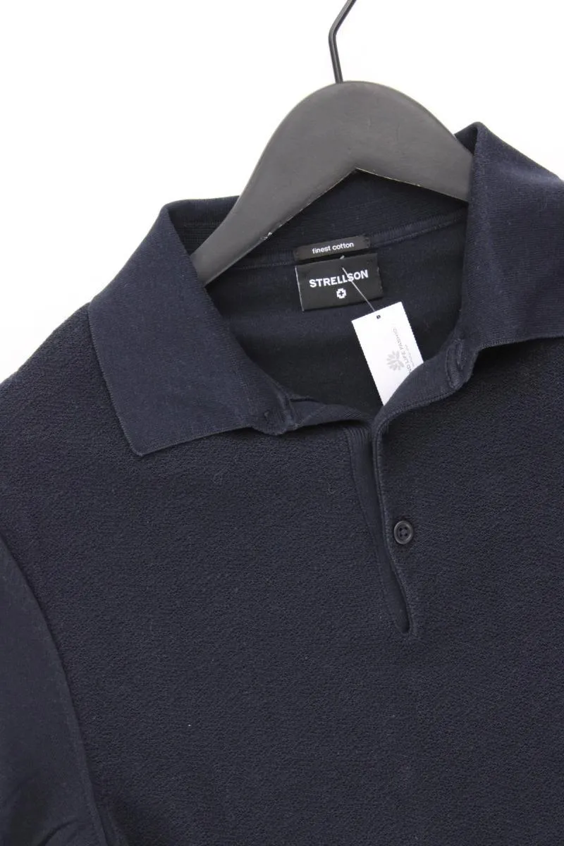 Strellson Poloshirt für Herren Gr. S Kurzarm blau aus Baumwolle
