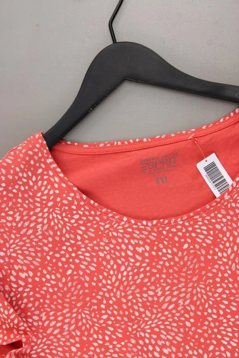 Esprit Printshirt Gr. XXL Kurzarm orange