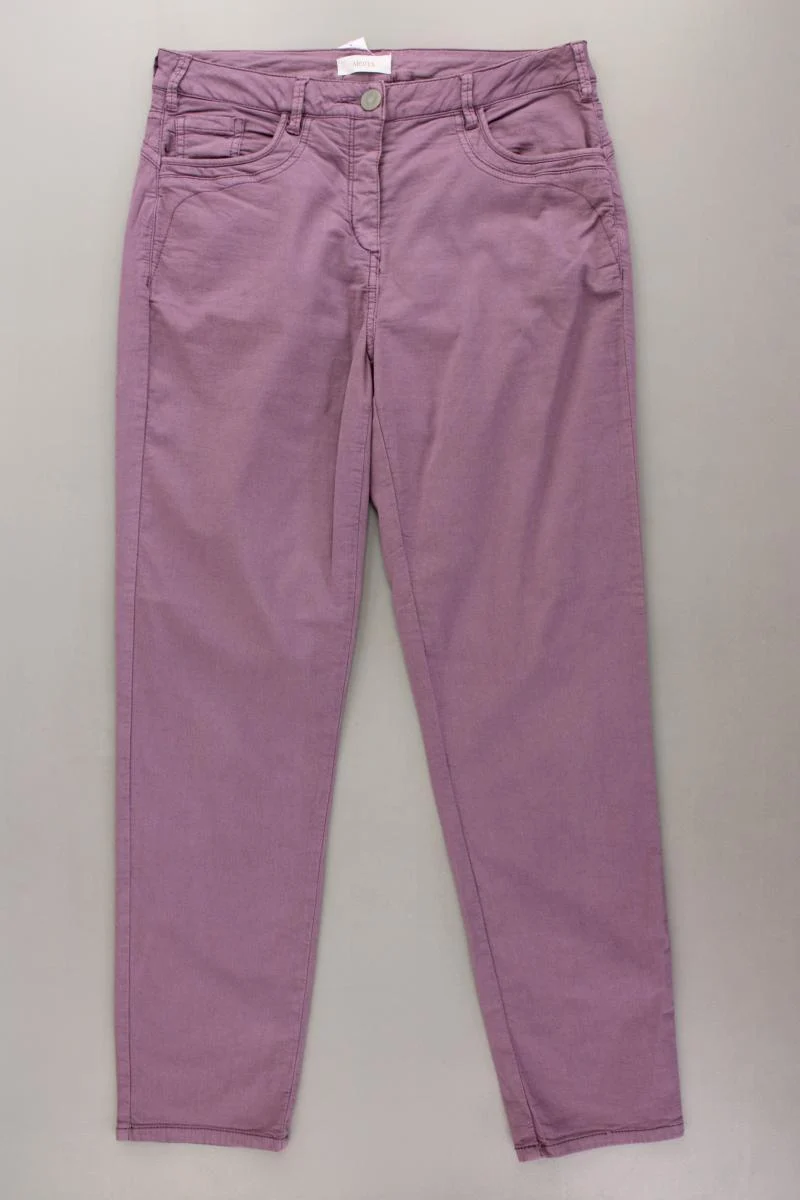 Mona Five-Pocket-Hose Gr. 40 lila aus Baumwolle