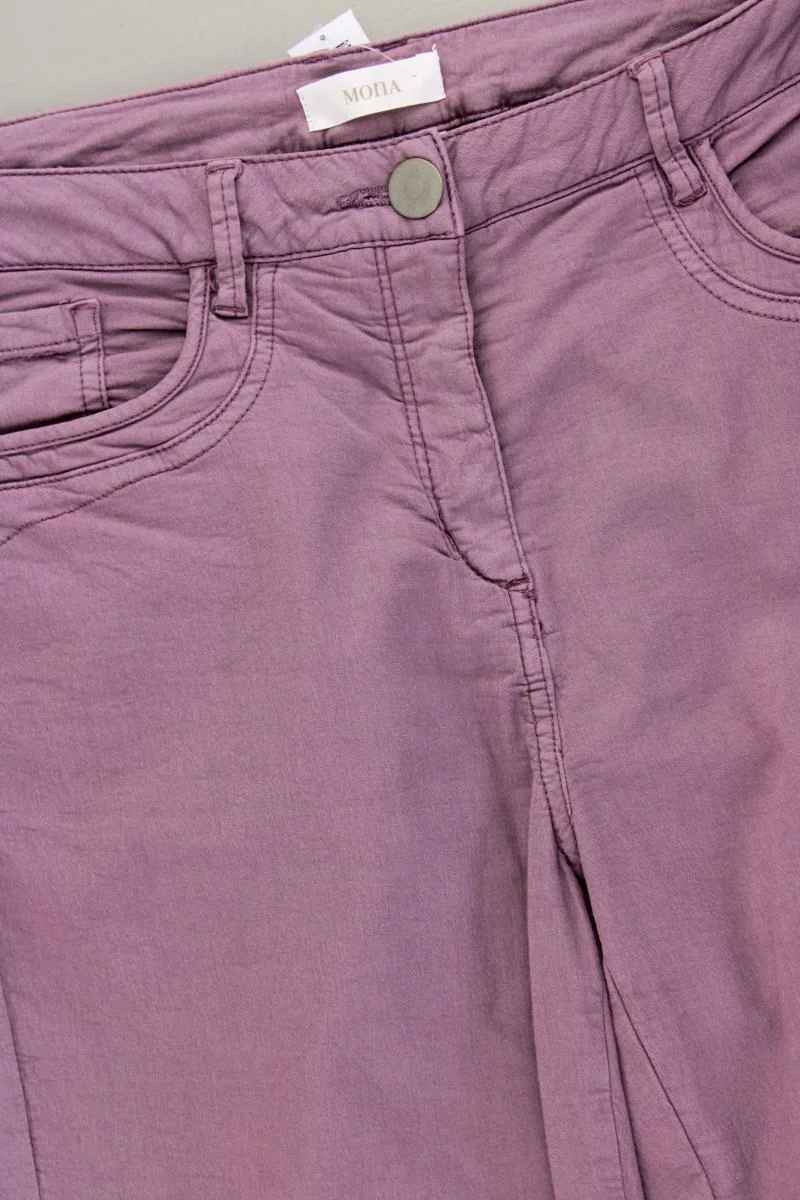 Mona Five-Pocket-Hose Gr. 40 lila aus Baumwolle