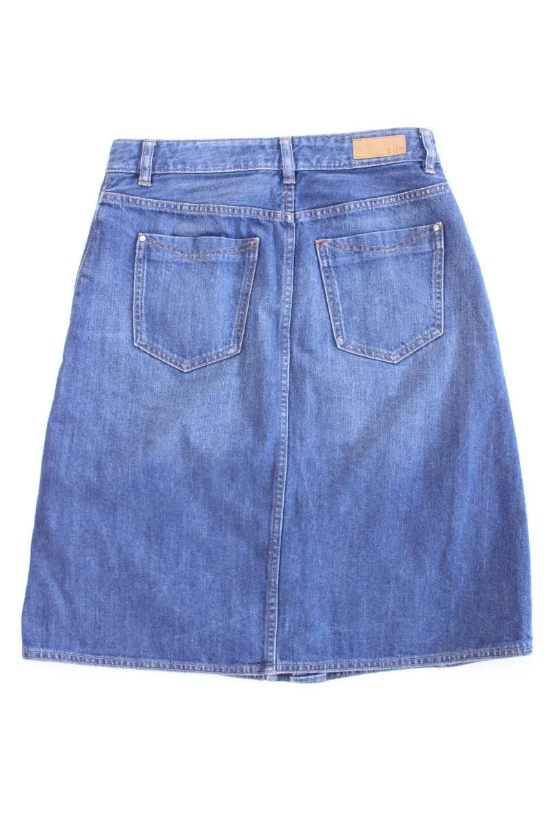 edc by Esprit Jeansrock Gr. 36 blau aus Baumwolle