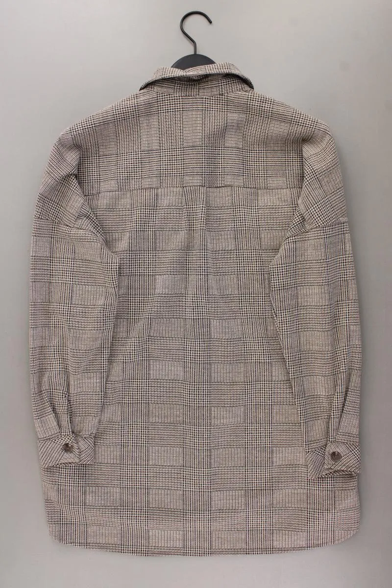 Stradivarius Hemdjacke Gr. S hahnentritt braun aus Polyester