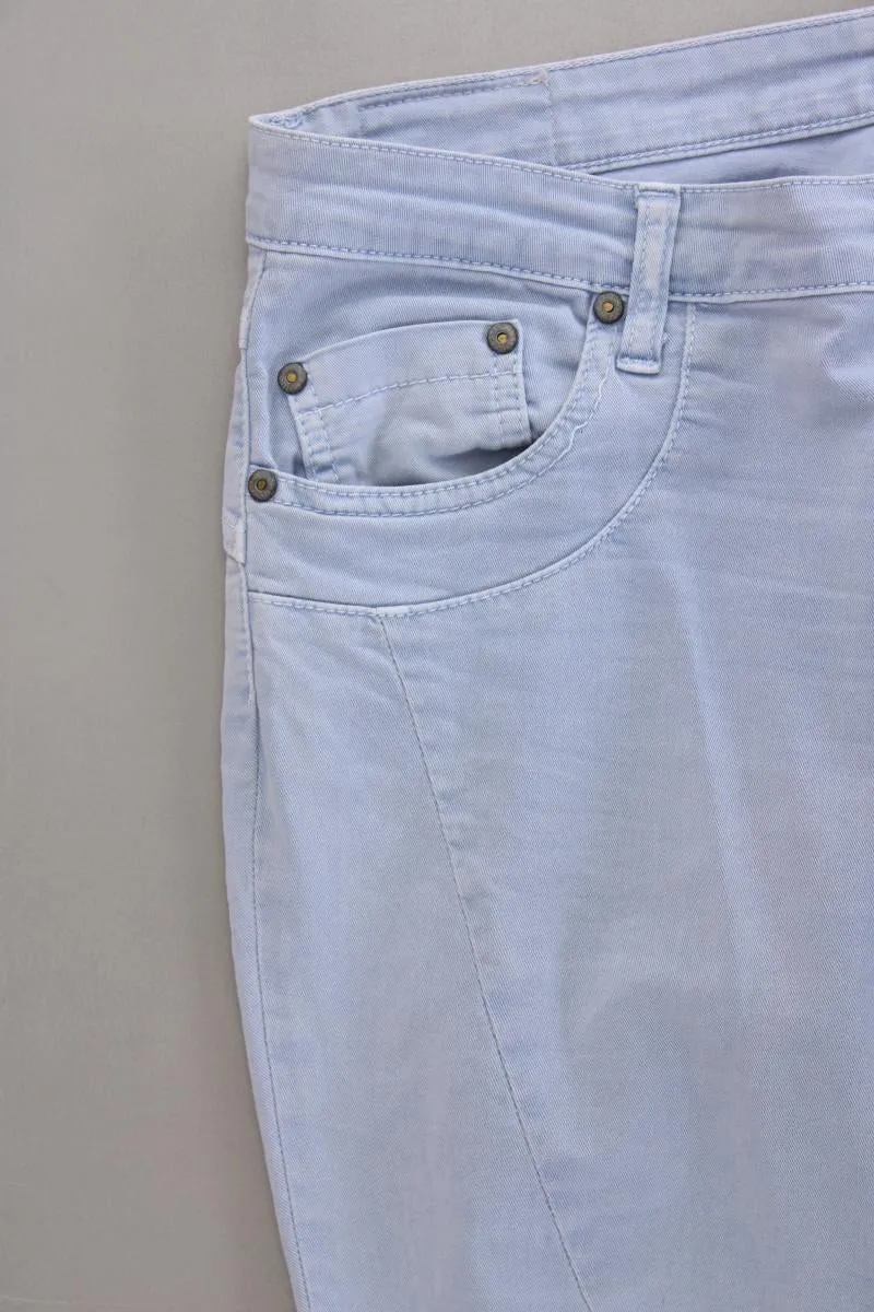 Please Low Waist Hose Gr. XL blau aus Baumwolle