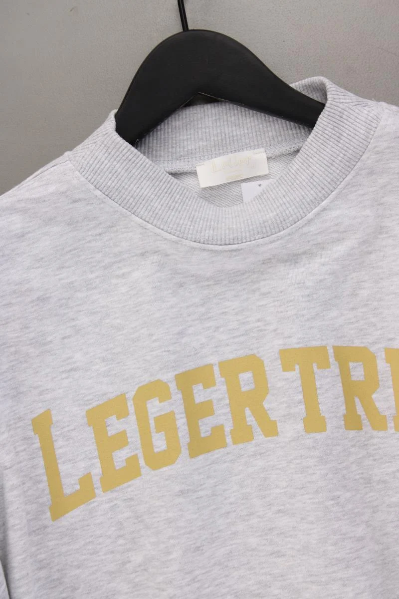 LeGer by Lena Gercke Sweatshirt Gr. 44 grau aus Baumwolle