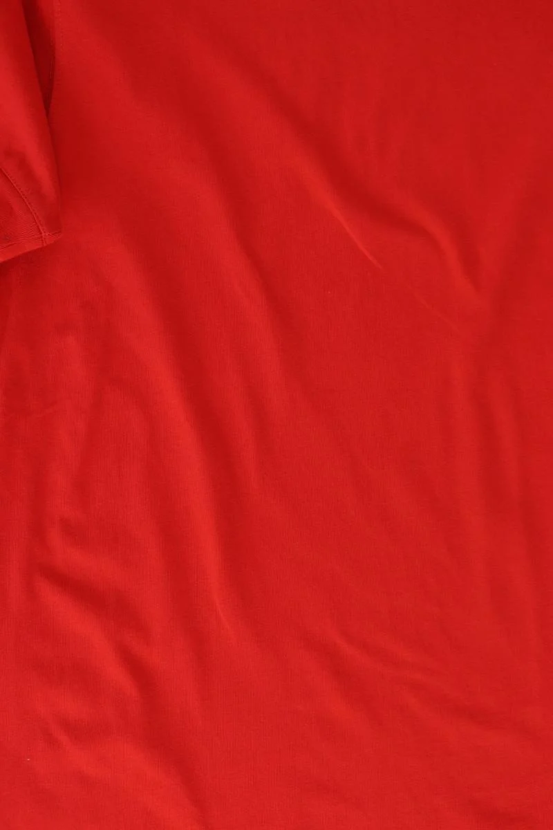 Adidas Sportshirt Gr. 38 Kurzarm rot aus Baumwolle