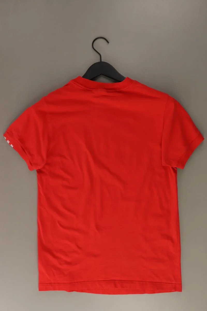 Adidas Sportshirt Gr. 38 Kurzarm rot aus Baumwolle
