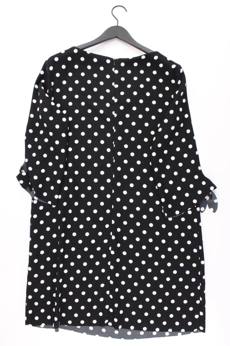 Esprit Midikleid Gr. 44 gepunktet 3/4 Ärmel schwarz aus Polyester
