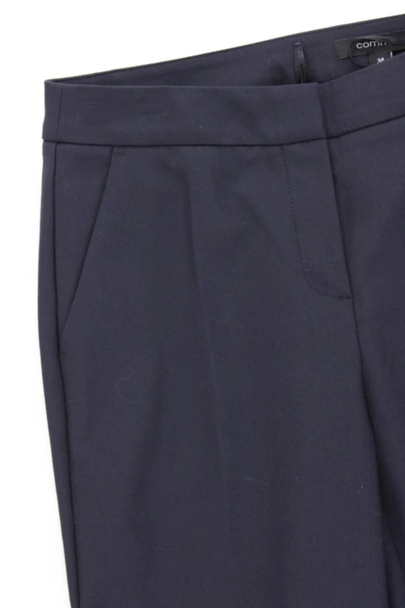 comma, Anzughose Gr. 34 blau aus Polyester