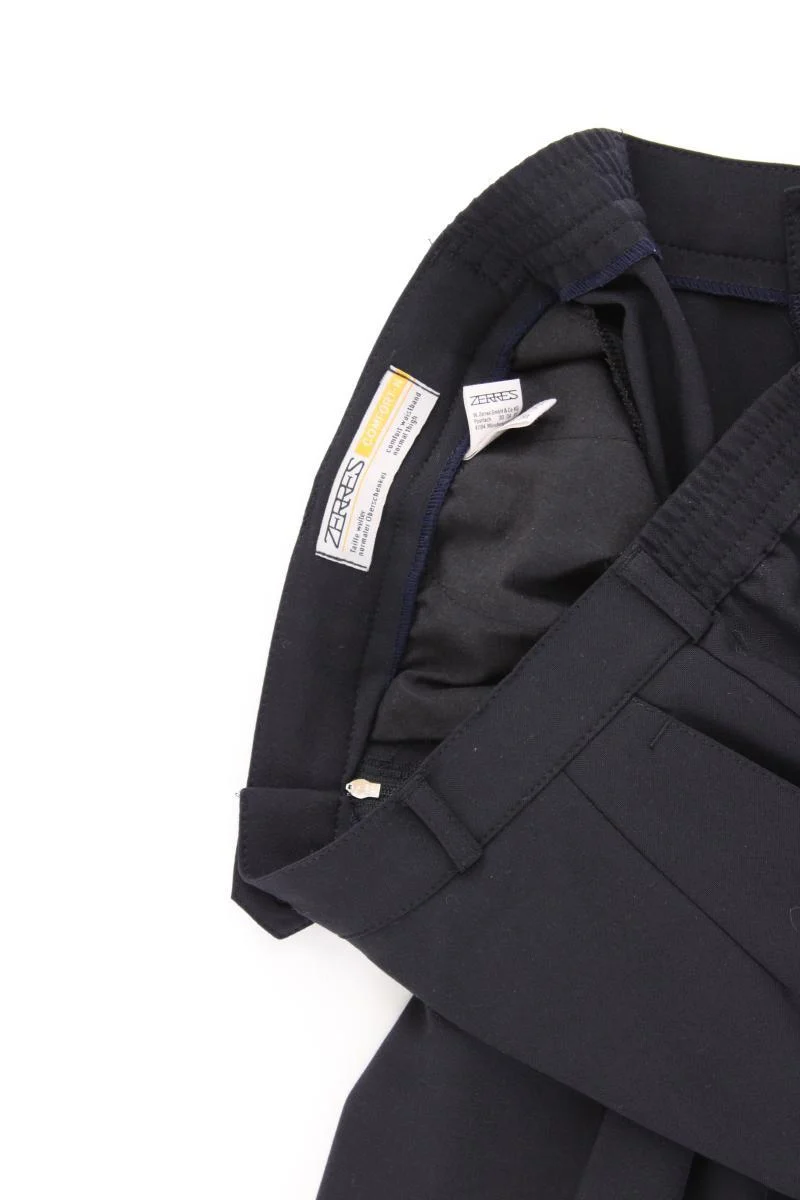 Zerres Anzughose Gr. Kurzgröße 20 blau aus Polyester