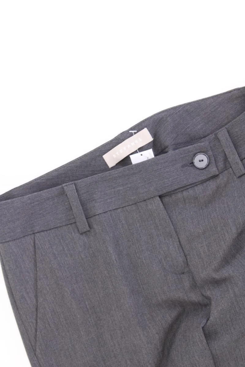 Stefanel Anzughose Gr. 34 neuwertig grau aus Polyester