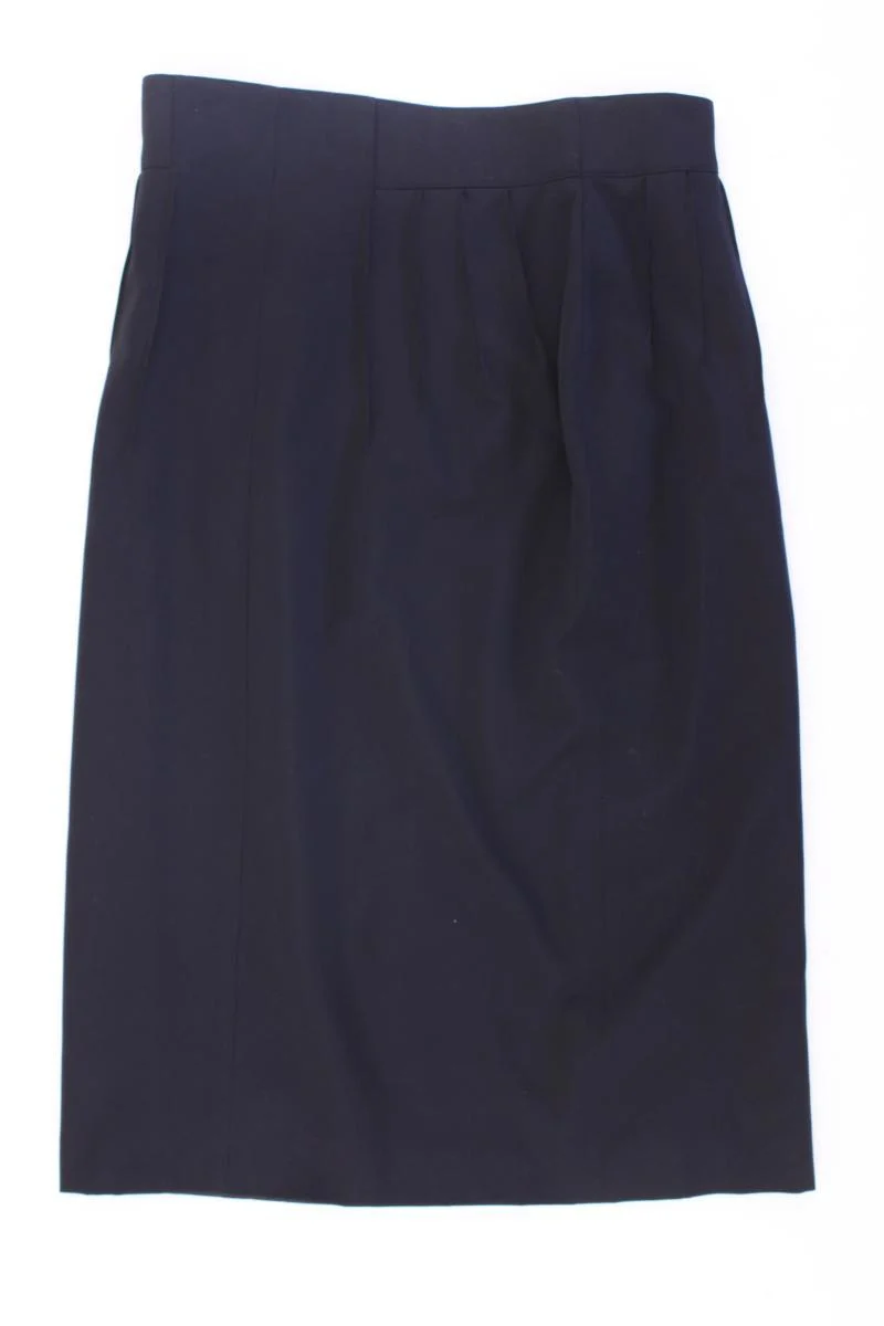 Escada Margaretha Ley Wollrock Gr. 40 Vintage blau aus Schurwolle