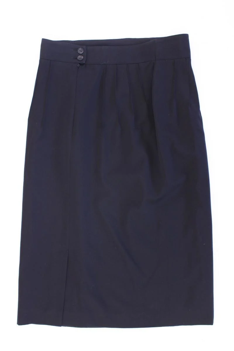 Escada Margaretha Ley Wollrock Gr. 40 Vintage blau aus Schurwolle