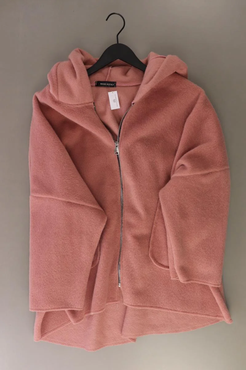 Made in Italy Jacke Gr. OneSize rosa aus Polyester