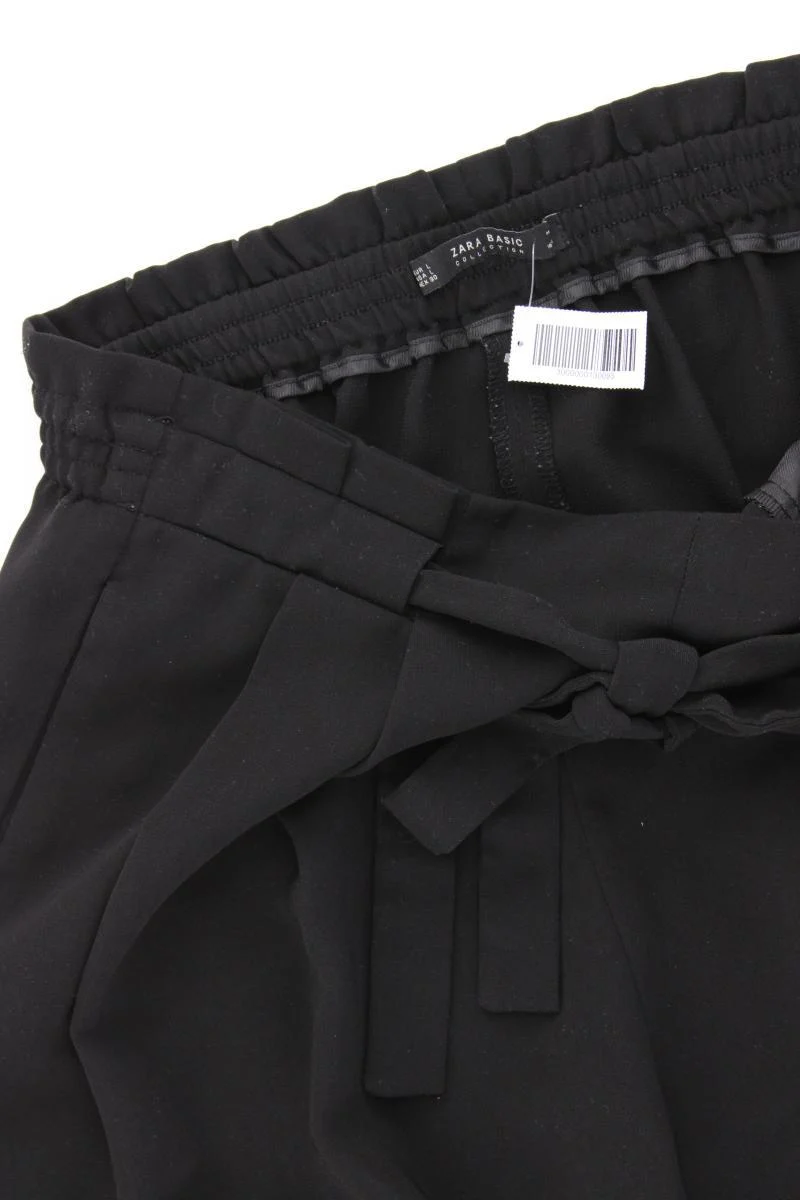 Zara Stoffhose Gr. L schwarz aus Polyester
