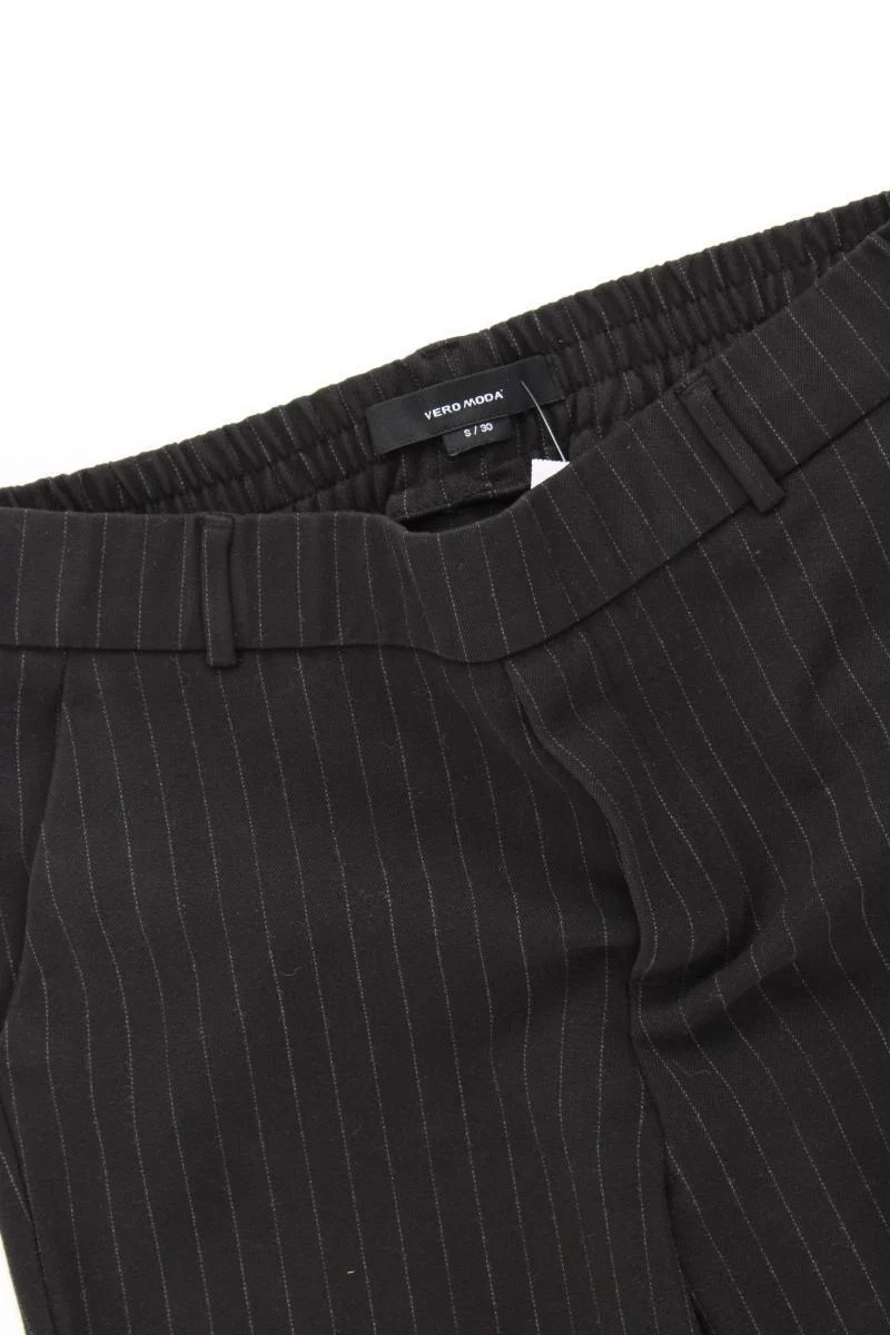 Vero Moda Stoffhose Gr. S/L30 gestreift grau aus Polyester