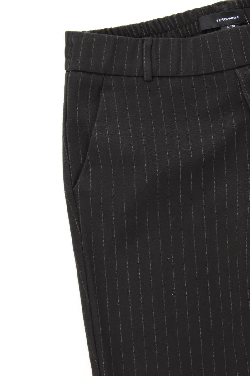 Vero Moda Stoffhose Gr. S/L30 gestreift grau aus Polyester