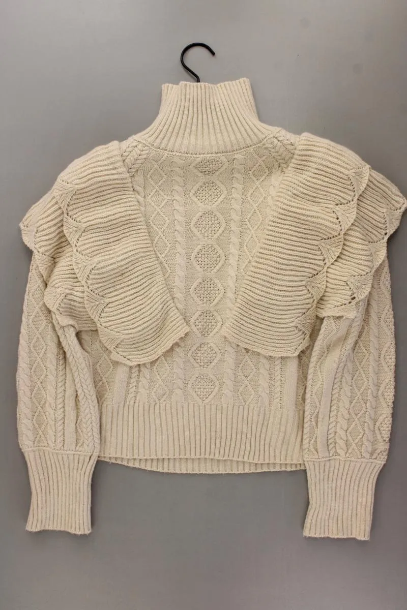 Zopfpullover Gr. M creme