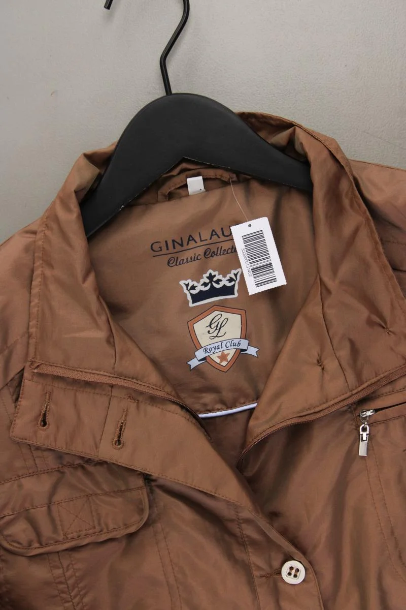 Gina Laura Übergangsjacke Gr. XL braun aus Polyester