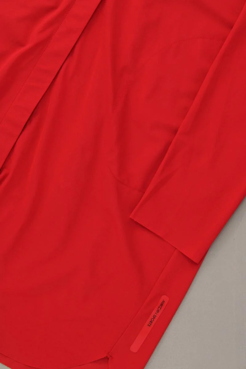 Marc Cain Sports Blusenkleid Gr. 36 neuwertig Langarm rot aus Polyamid