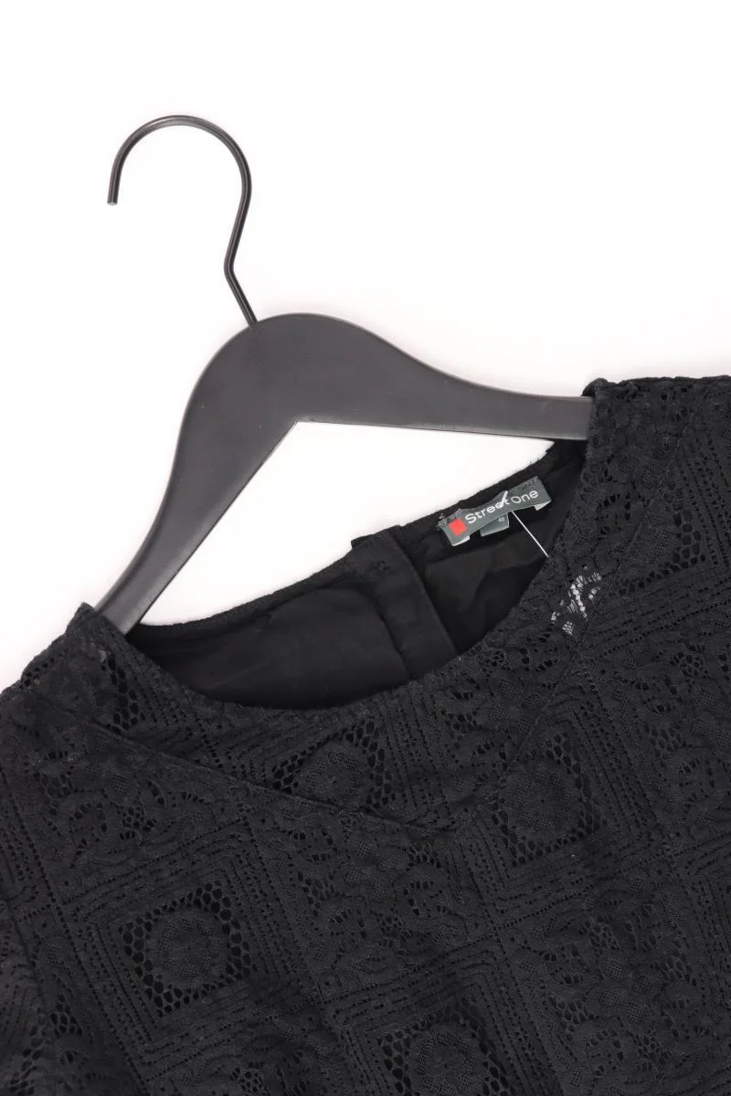 Second Hand Outfit Größe M mit Street One Spitzenbluse in Gr. 38 und Schal