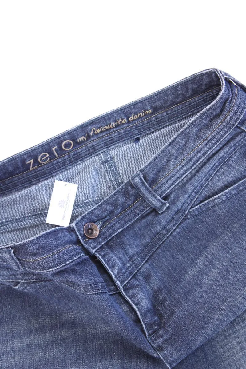 Zero Jeansrock Gr. 40 blau aus Baumwolle