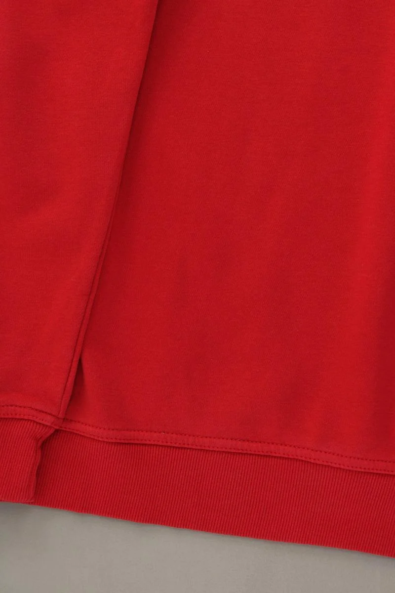 Charles Vögele Sweatshirt für Herren Gr. L rot aus Baumwolle
