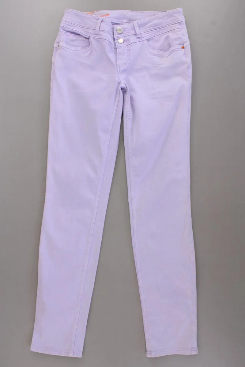 Street One Hose Gr. 36 lila aus Baumwolle