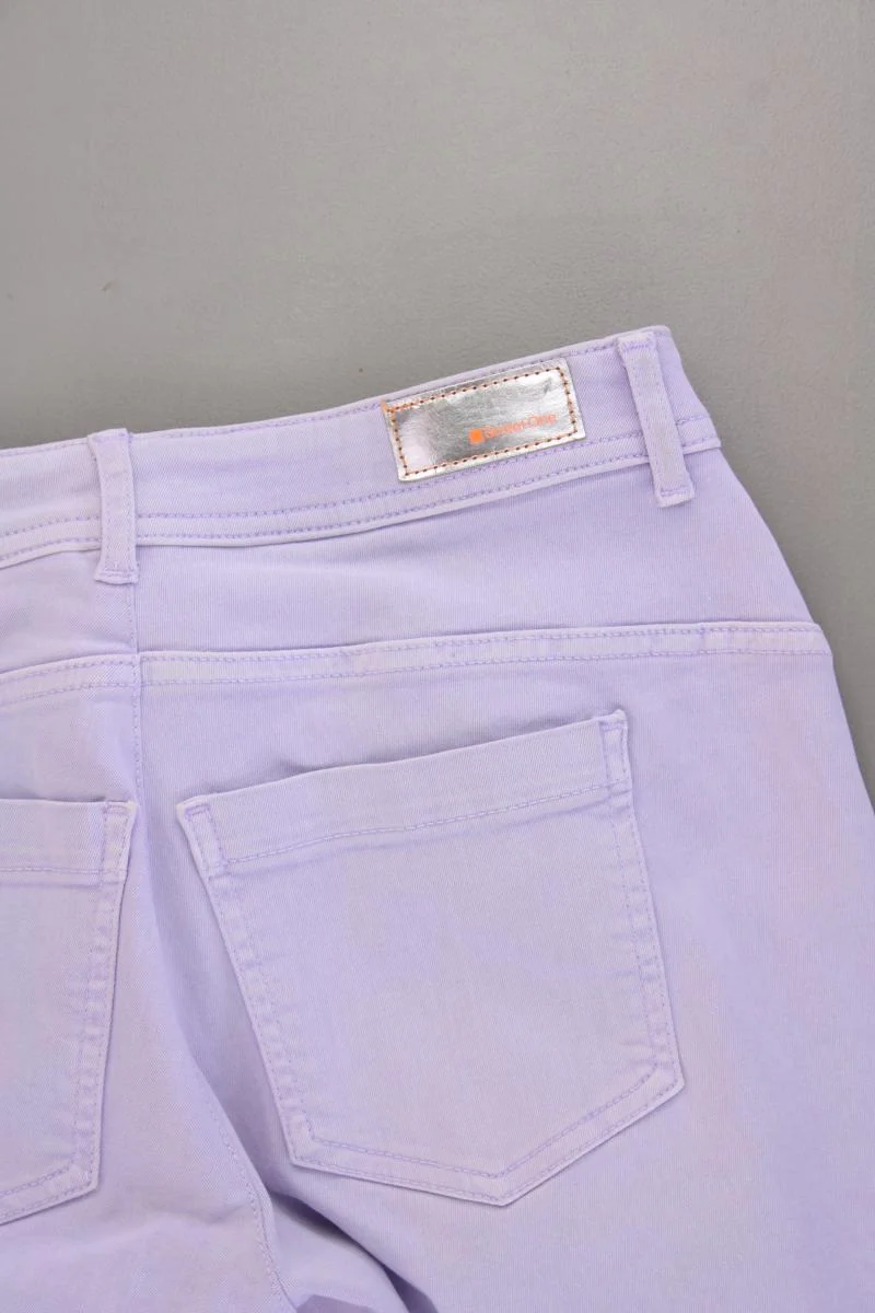 Street One Hose Gr. 36 lila aus Baumwolle