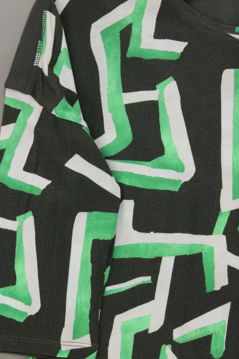 Cecil Printshirt Gr. M geometrisches Muster neu mit Etikett 3/4 Ärmel grün