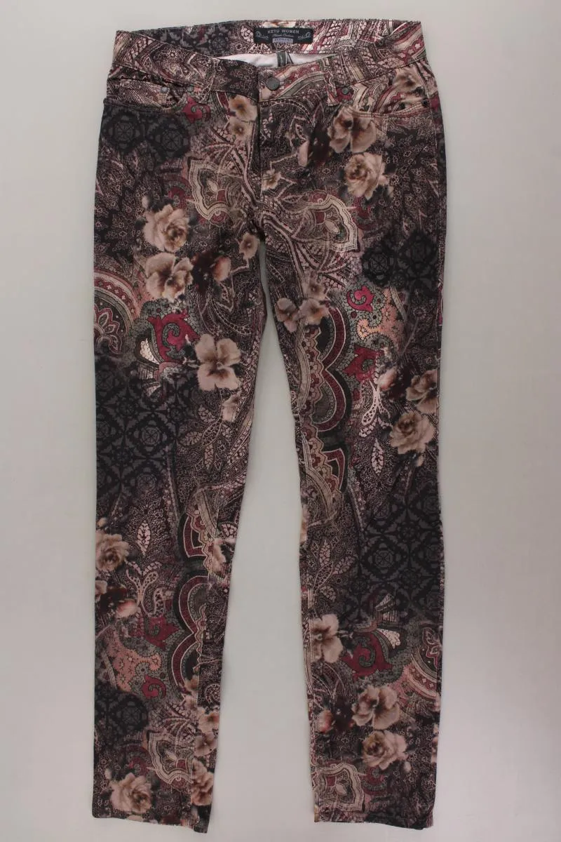 Ketu Berlin Hose Gr. 38 mit Blumenmuster mehrfarbig
