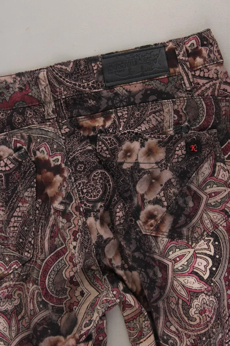 Ketu Berlin Hose Gr. 38 mit Blumenmuster mehrfarbig