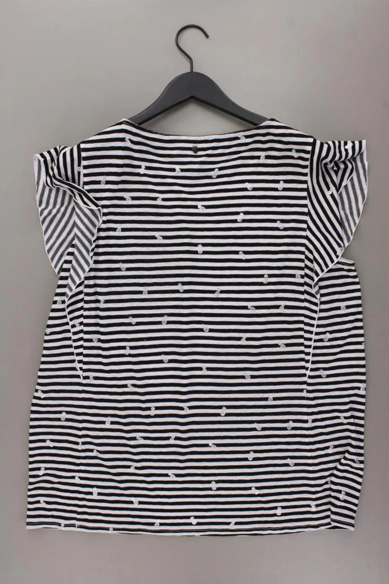 Bonita Ringelshirt Gr. XL gestreift Kurzarm schwarz