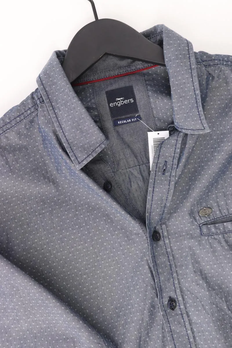 Engbers Langarmhemd für Herren Gr. XL blau